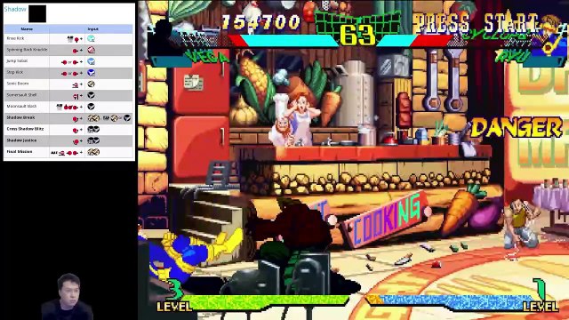 (PSX) Marvel Super Heroes vs Street Fighter - 12 - (JP) Shadow - Lv 8 - has ending!