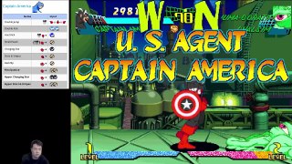 (PSX) Marvel Super Heroes vs Street Fighter - 13 - (JP) US Agent - Lv 8 - no ending