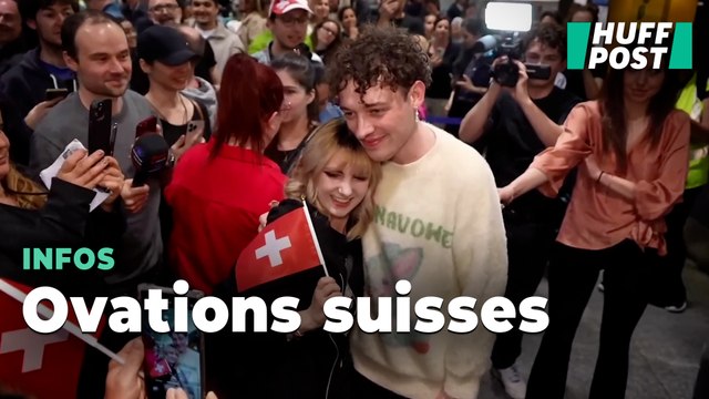 Retour triomphal en Suisse pour le vainqueur de l’Eurovision