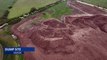 Drone footage shows scale of dump site