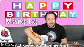 Happy Birthday, Mareike! Geburtstagsgrüße an Mareike
