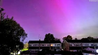 Stunning Aurora beams down in Southern England