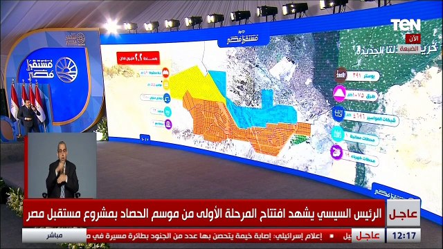 .كلمة المدير التفيذي لجهاز مستقبل مصر خلال افتتاح المرحلة الأولى من المشروع بحضور الرئيس السيسي حيث .يشهد الرئيس عبدالفتاح #السيسي، اليوم الإثنين، افتتاح مشروع « #مستقبل_مصر للتنمية المستدامة»، والذي يعد من أبرز المشروعات القومية، والإنجازات الكبرى اشت