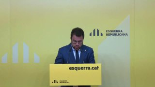 Pere Aragonès anuncia que abandona la primera línea de la política