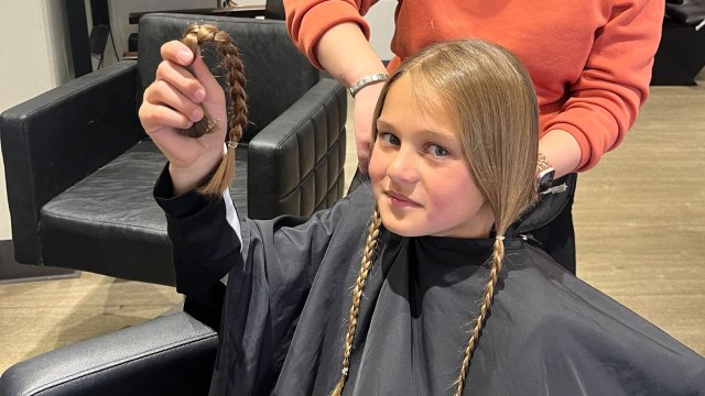 Boy who lost his hair to cancer as a toddler donated his locks when they grew back