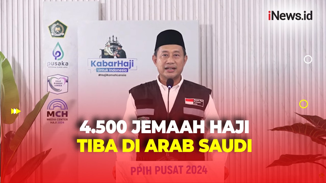 Hari Ini 4.500 Jemaah Haji Indonesia Tiba di Arab Saudi