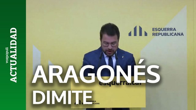Aragonés dimite: Asumo la responsabilidad con el país y abandono la primera línea política