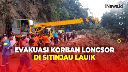 Tim SAR Gabungan Kerahkan Alat Berat Bantu Evakuasi Korban Longsor di Sitinjau Lauik