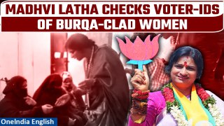 Caught On Cam: Madhavi Latha Booked For Checking IDs Of Burqa-Clad Women Voters In Hyderabad