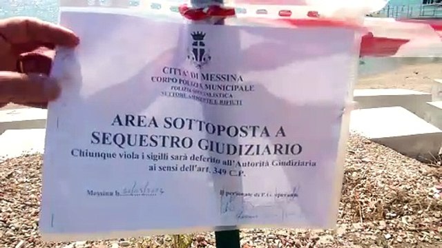 Parcheggi litoranea di Messina, cantieri deserti