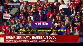 Trump'tan seri katile övgü: Büyük usta Hannibal Lecter, harika bir adam