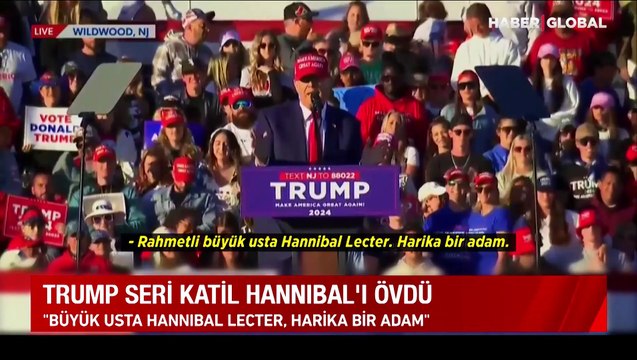 Trump'tan seri katile övgü: Büyük usta Hannibal Lecter, harika bir adam