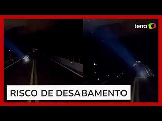 Parte de ponte cede no Rio Caí e BR-116 é bloqueada parcialmente no RS