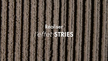 Effet STRIES - Enduit à la chaux naturelle Mercadier