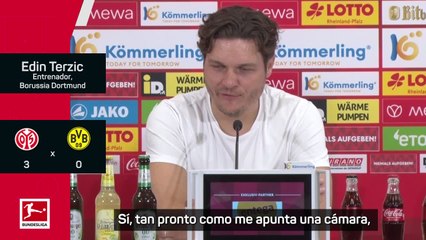 tTerzic muy enfadado tras la última derrota del Dortmund: "por eso estamos quintos"