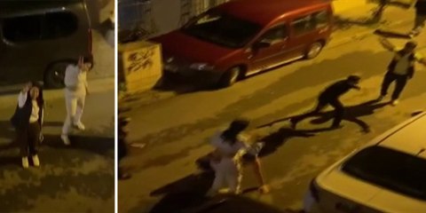 Bayrampaşa’da bodrum katta uygunsuz halde yakaladığı çiftin saldırısına uğradı