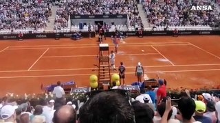 Blitz di Ultima Generazione agli Internazionali di tennis a Roma
