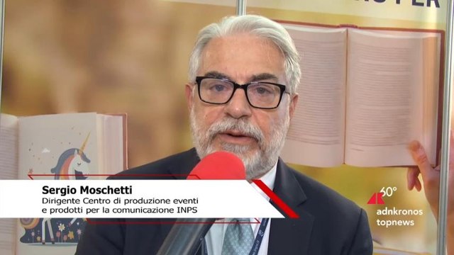 Salone Libro, INPS presenta le sue opere d'arte. Moschetti (produzione eventi INPS) : Nei nostri volumi 9mila opere