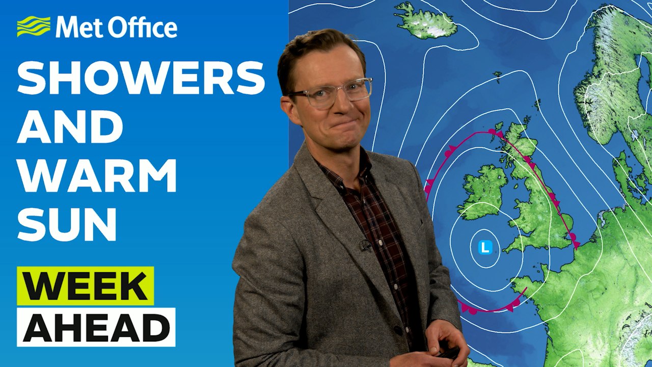 Week Ahead 13/05/2024 – Warm sun between the showers – Met Office weather forecast UK