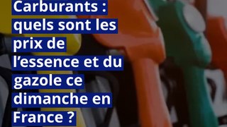 Carburants : quels sont les prix de l’essence et du gazole ce dimanche en France ?