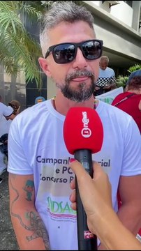 Servidores da saúde pública fazem paralisação nesta segunda (13)