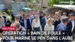 Opération « bain de foule » pour Marine Le Pen à la Journée des plantes à Bergères