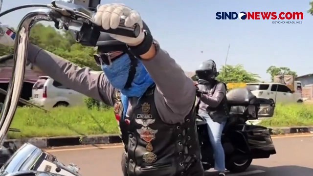 Aksi Rombongan Moge Terobos Jalur Mobil di Jembatan Suramadu Viral di Media Sosial