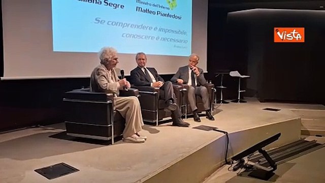 Liliana Segre: Ricevo minacce pazzesche, gli odiatori vanno curati , l'intervento integrale