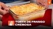 Torta de frango cremosa