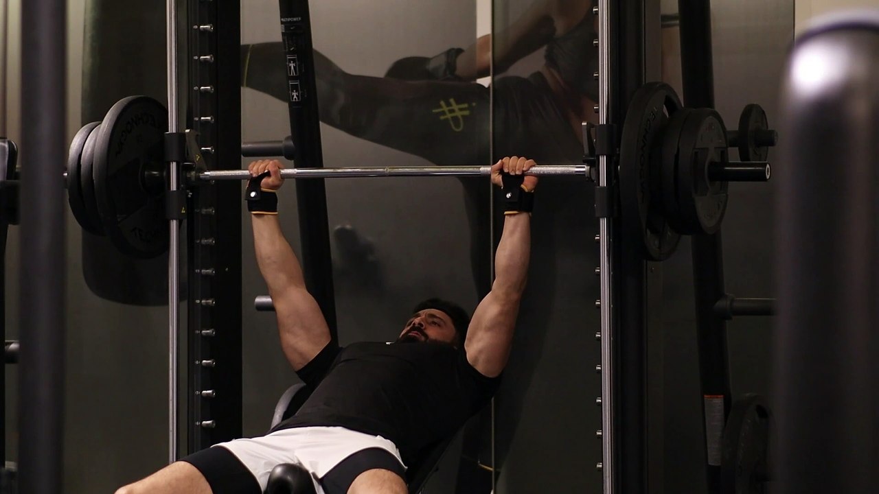 Incline chest press smith bar