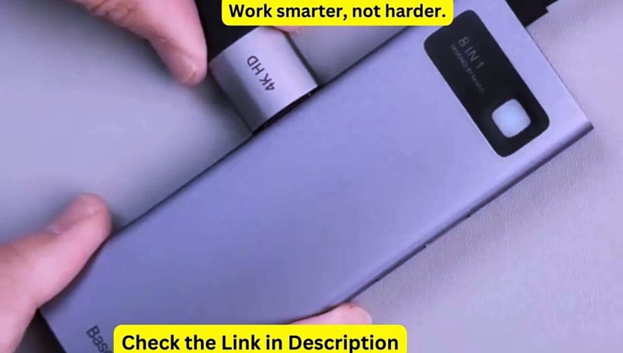 Usb C Hub Monitor-baseus 8-port Usb C Hub 4k 60hz With Pd 100w & Ethernet For Macbook Pro