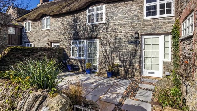 Thatched cottage for sale sits by the coast and is full of character