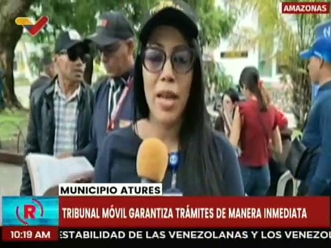 Tribunal Móvil del TSJ atendió trámites jurídicos en el municipio Atures del estado Amazonas