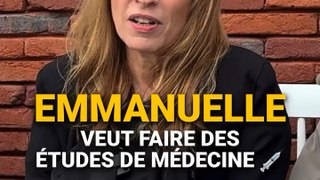 Emmanuelle Bercot « J’AIMERAIS FAIRE DES Études DE MÉDECINE »
