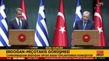 SON DAKİKA HABERİ: Görüşme sona erdi: Erdoğan ve Miçotakis'ten önemli açıklamalar