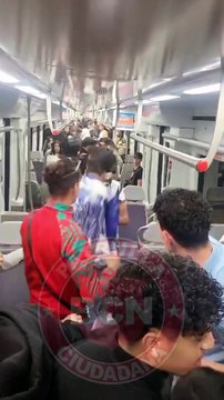 Grave discusión en un vagón de Rodalies en Barcelona