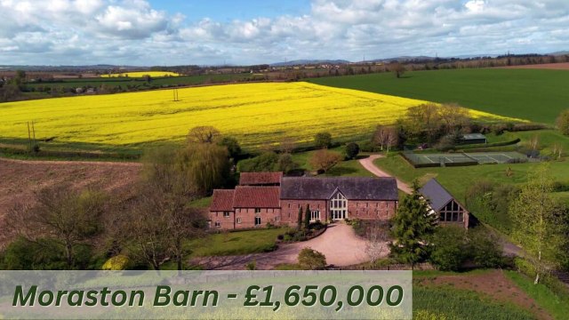 Look inside this converted barn for sale with three acres of land