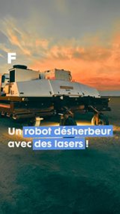 Ce #robot agricole désherbe les champs avec des #lasers ! ⚡️