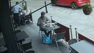 CCTV shows customer running from Canterbury restaurant after £65 meal