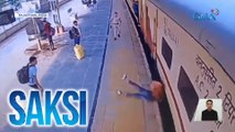 Lalaki, nakaladkad ng tren | Saksi