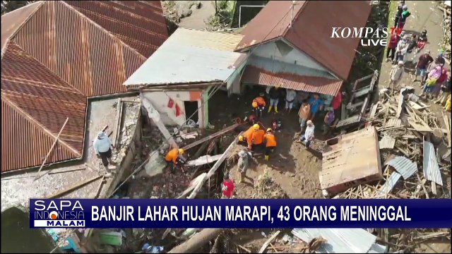 Pantauan Drone Kerusakan di Kabupaten Tanah Datar Usai Diterjang Banjir Lahar Hujan Marapi