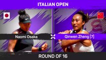 Zheng ousts Osaka to make history in Rome