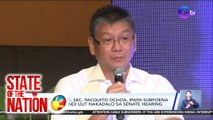 Dating Exec. Sec. Pacquito Ochoa, ipapa-subpoena na dahil hindi ulit nakadalo sa senate hearing | SONA