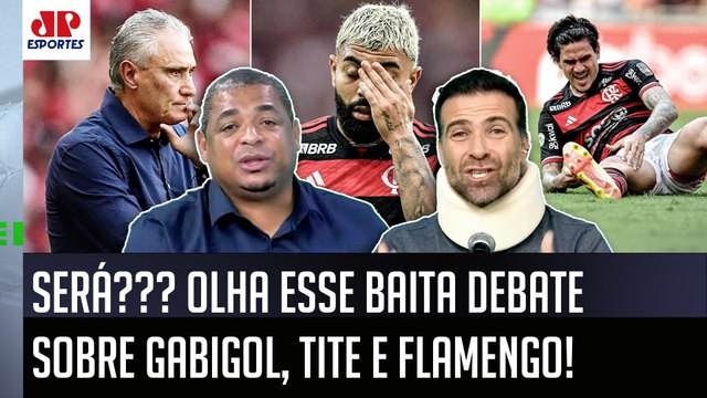 NÃO! Em HIPÓTESE NENHUMA eu FARIA ISSO! Cara, o Gabigol... OLHA esse DEBATE sobre Flamengo de Tite