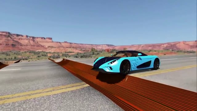 Cars vs Upside Down Speed Bumps - BeamNG Drive - ULTIMATE Edition Compilation