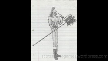 Barbarian Pencil Sketch Video #94 (05-16-2024)