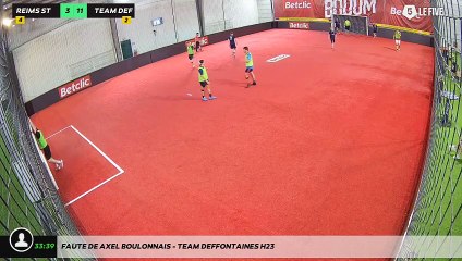 Faute de Axel Boulonnais - Team Deffontaines H23