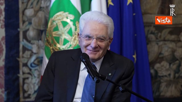 Mattarella: Mi piacerebbe saper recitare, ma non lo so fare