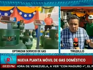 Nueva planta móvil de gas doméstico beneficiará a más de 4 mil familias por día en el edo. Trujillo