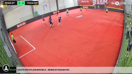 Faute de Dylan Michels - Reims stadium p24